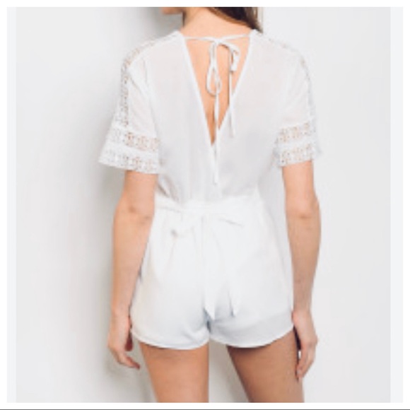 STEP INTO SPRING WHITE CHIC ROMPER - Picture 8 of 8